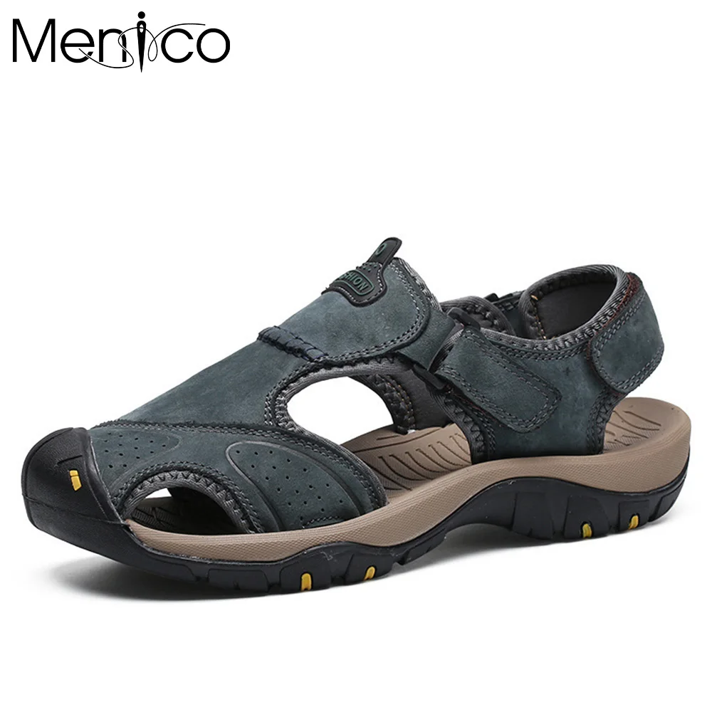 Мужские Пляжные босоножки Menico, кожаные уличные сандалии для пешего туризма и рыбалки, удобная летняя обувь для отдыха, 2022
Мужские Пляжные босоножки Menico, кожаные уличные сандалии для пешего туризма и рыбалки, удобная летняя обувь для отдыха, 2022