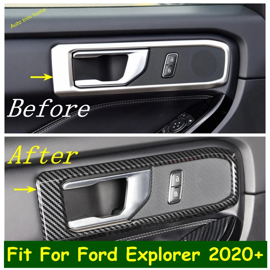 Carbon Fiber Look Inner Door Armrest Handle Bowl Frame Cover Trim For Ford Explorer 2020 - 2022 Accessories Interior Refit Kit
Carbon Fiber Look Inner Door Armrest Handle Bowl Frame Cover Trim For Ford Explorer 2020 - 2022 Accessories Interior Refit Kit
