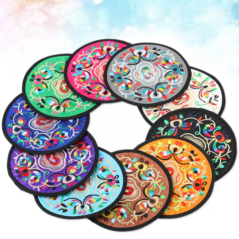 8pcs Embroidered Cup Coaster Washable Assorted Brocade Cup Coaster Mug Coaster Patterned Coaster for Home
8pcs Embroidered Cup Coaster Washable Assorted Brocade Cup Coaster Mug Coaster Patterned Coaster for Home