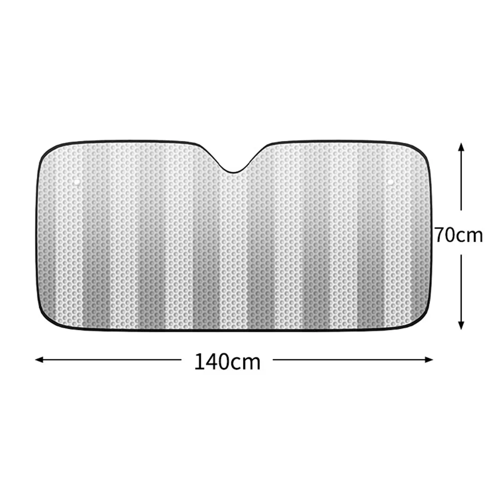 140X70cm Auto Car Sun Shade Foldable Reflective Visor Windshield Front Block UV Car Sun Shade Cover
140X70cm Auto Car Sun Shade Foldable Reflective Visor Windshield Front Block UV Car Sun Shade Cover