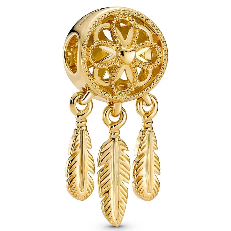 Original 925 Sterling Silver Charm Shine Openwork Feather Spiritual Dream Catcher Pendant Beads Fit Popular Bracelet DIY Jewelry
Original 925 Sterling Silver Charm Shine Openwork Feather Spiritual Dream Catcher Pendant Beads Fit Popular Bracelet DIY Jewelry