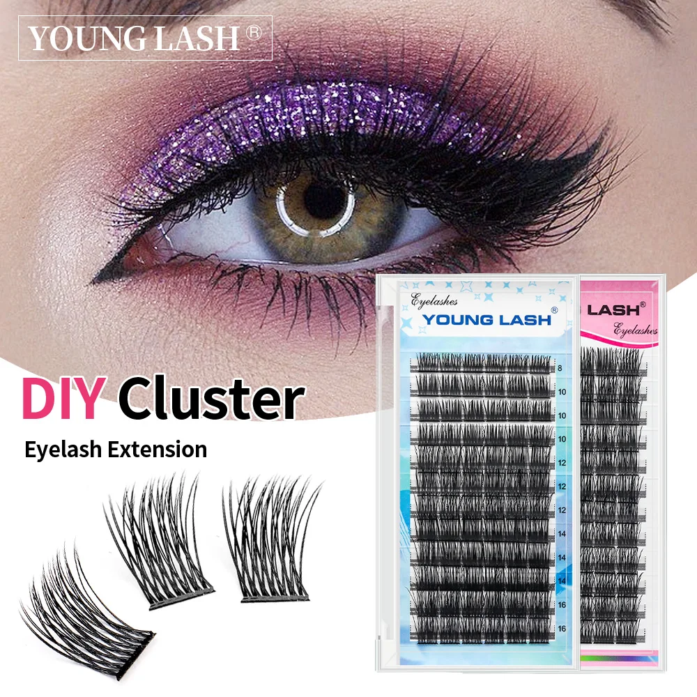 YOUNG LASH 8-16mm Mix Fluffy Cluster DIY Clusters Eyelash Extension Individual Lashes Natural Segmented Eyelash Free shipping
YOUNG LASH 8-16mm Mix Fluffy Cluster DIY Clusters Eyelash Extension Individual Lashes Natural Segmented Eyelash Free shipping
