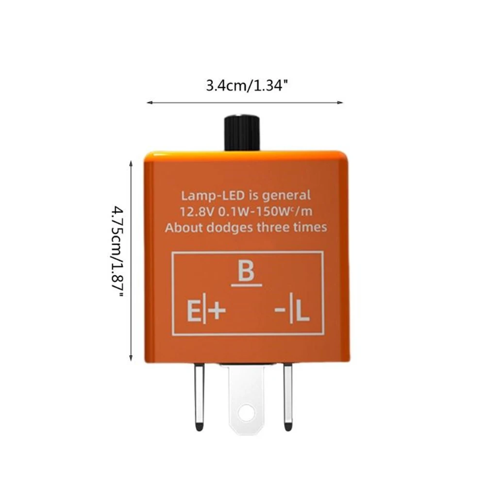 Flasher Relay Universal 12V 3 Pin LED Flasher Relay For Motorcycle Turn Signal Light Motorcycle Accessories
Flasher Relay Universal 12V 3 Pin LED Flasher Relay For Motorcycle Turn Signal Light Motorcycle Accessories