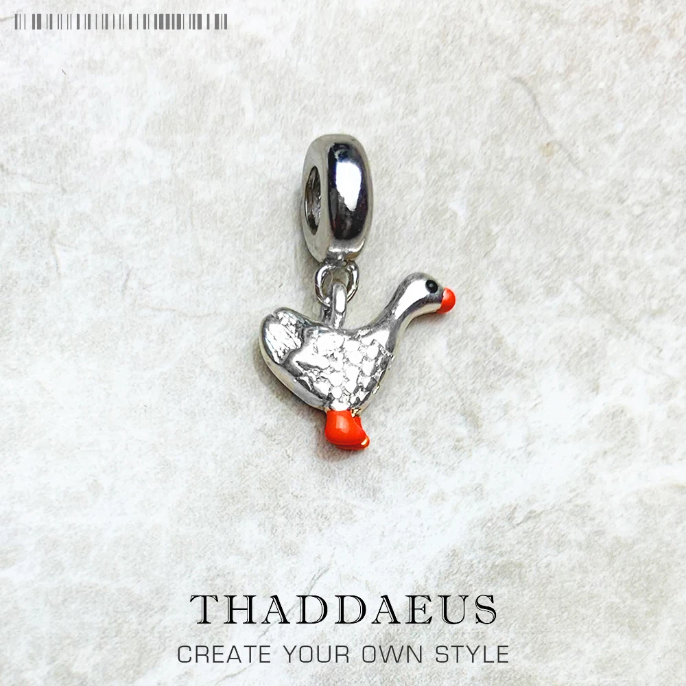 925 Sterling Silver Goose Charms Pendants For Jewelry Making Findings Cute Handmade Accessories DIY
925 Sterling Silver Goose Charms Pendants For Jewelry Making Findings Cute Handmade Accessories DIY