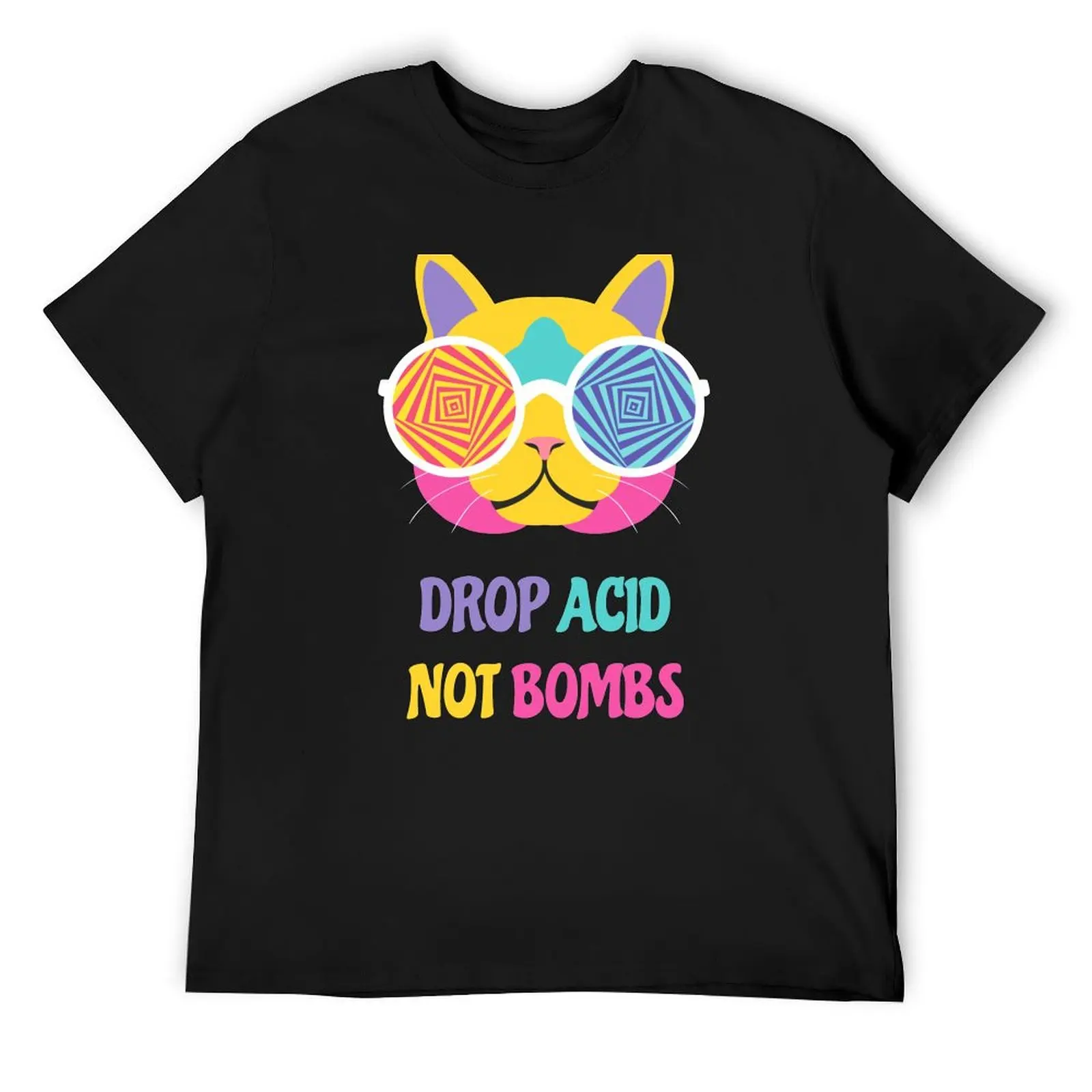Футболка Drop Acid Not Bombs синяя арочная эстетичная одежда винтажная рубашка в стиле
