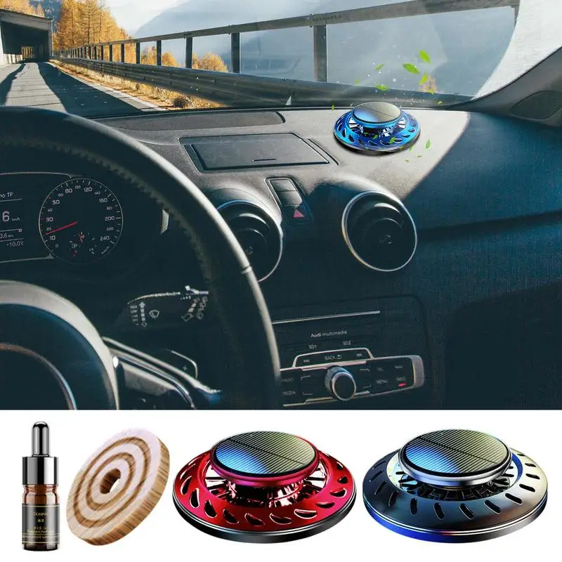 

Вращающийся автомобильный освежитель воздуха на солнечной батарее, НЛО, автомобильная ароматерапия, длительный ароматизатор, диффузор эфирного масла, «сделай сам», натуральный автомобильный парфюм
