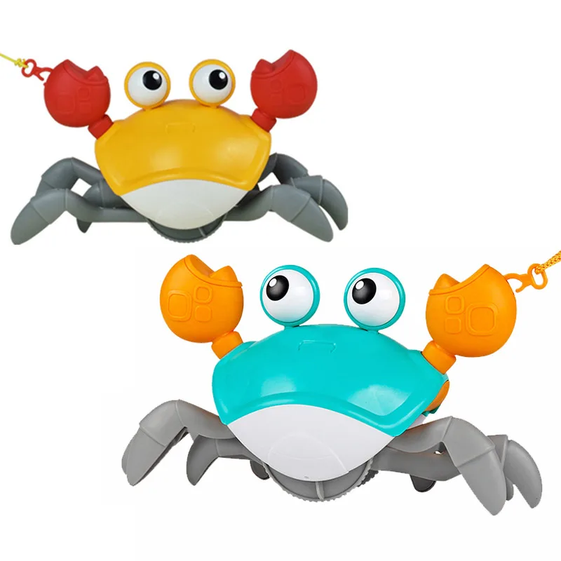 Beach Toys Summer Popular Beach Crawling Crab Toys Automatic Obstacle Avoidance Electric Induction Crab Baby Bath Toys for Kids
Beach Toys Summer Popular Beach Crawling Crab Toys Automatic Obstacle Avoidance Electric Induction Crab Baby Bath Toys for Kids