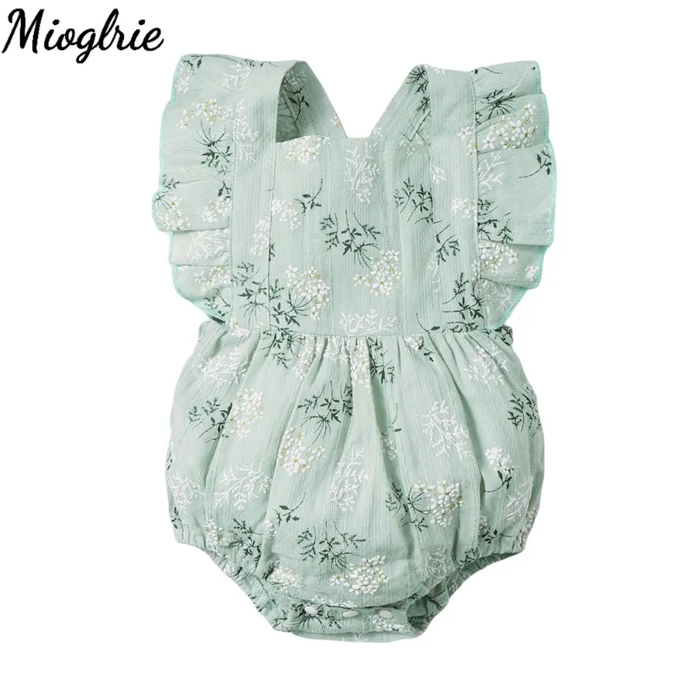 Newborn Baby Girl Romper Flowers Ruffle Sleeveless Bodysuit Jumpsuit Clothes Summer Baby Rompers for Girls Baby Girl Clothes
Newborn Baby Girl Romper Flowers Ruffle Sleeveless Bodysuit Jumpsuit Clothes Summer Baby Rompers for Girls Baby Girl Clothes
