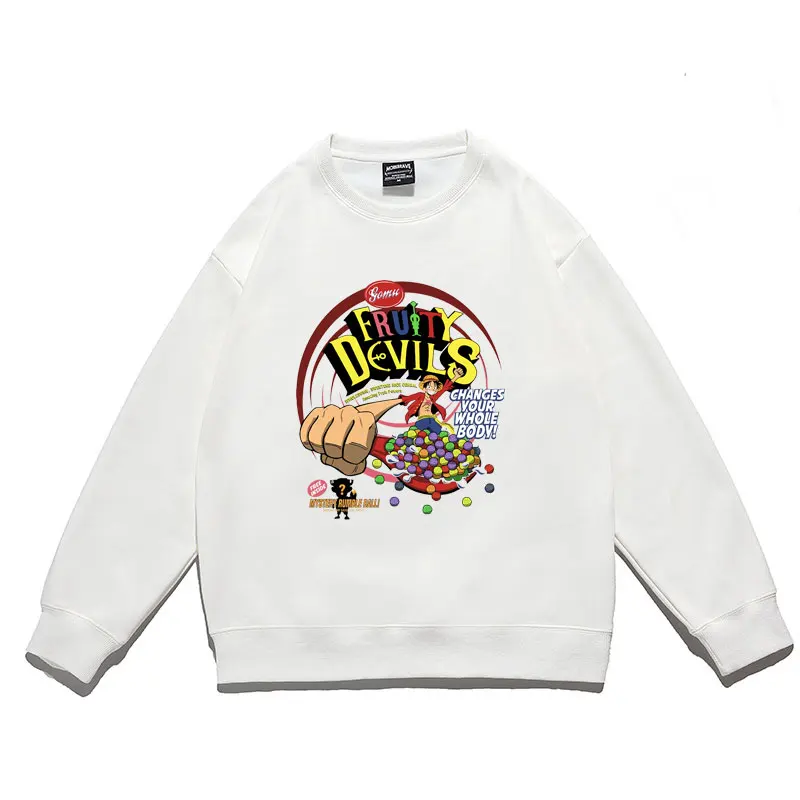 Anime ONE PIECE Print Pullover Monkey D. Luffy and Tony Tony Chopper Pullovers Sweatshirt Men Women Casual Fashion Streetwear
Anime ONE PIECE Print Pullover Monkey D. Luffy and Tony Tony Chopper Pullovers Sweatshirt Men Women Casual Fashion Streetwear