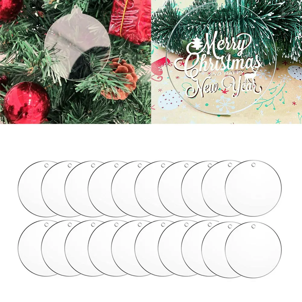 Christmas Pendnat Acrylic Plate 20PCS Acrylic Blank Christmas Bauble Christmas Tree Clear Festival Party Supplie
Christmas Pendnat Acrylic Plate 20PCS Acrylic Blank Christmas Bauble Christmas Tree Clear Festival Party Supplie
