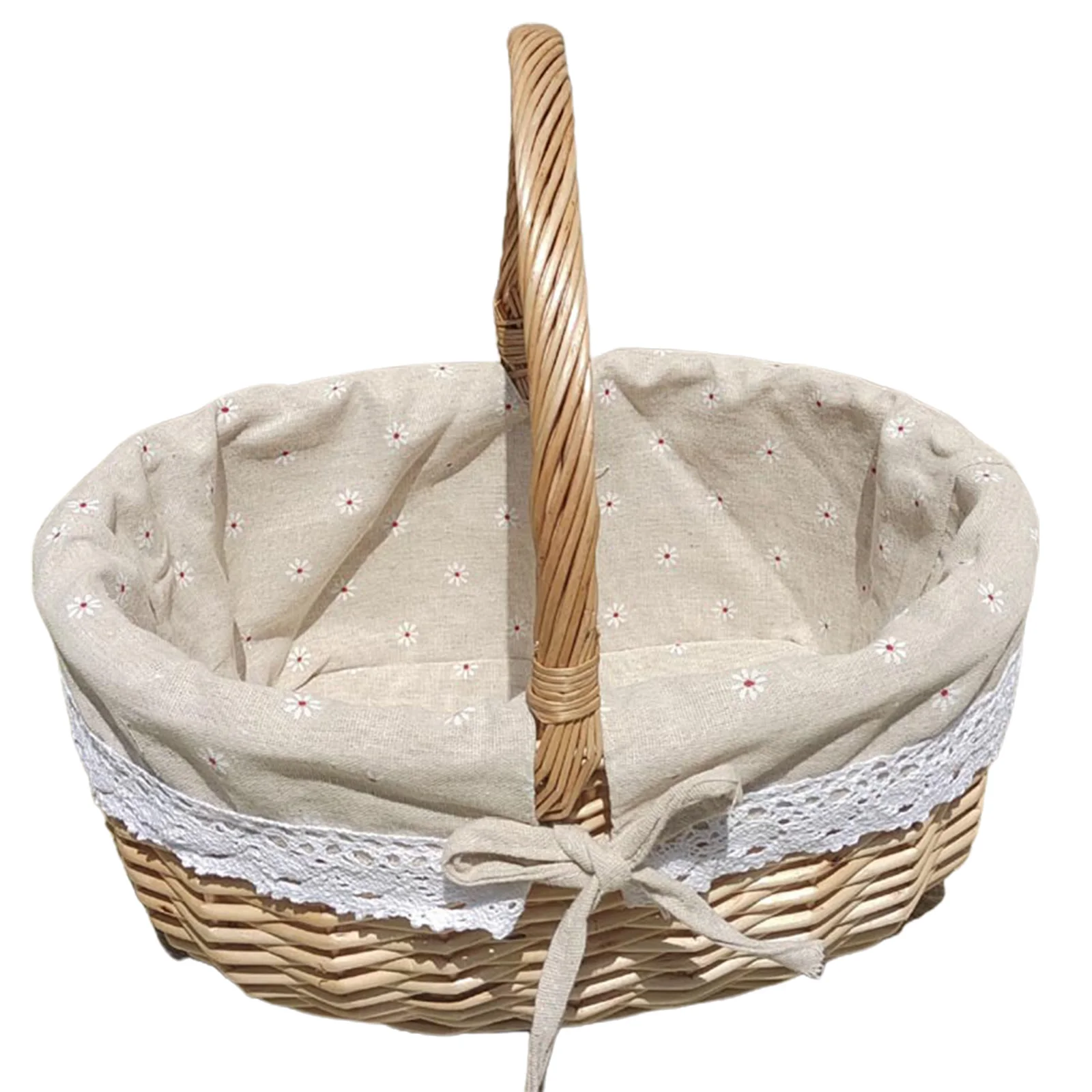 Handmade Wicker Picnic Basket Outdoor Camping Picnic Weaving Storage Basket Container Fruit Holder Organizer 28x26x10cm
Handmade Wicker Picnic Basket Outdoor Camping Picnic Weaving Storage Basket Container Fruit Holder Organizer 28x26x10cm
