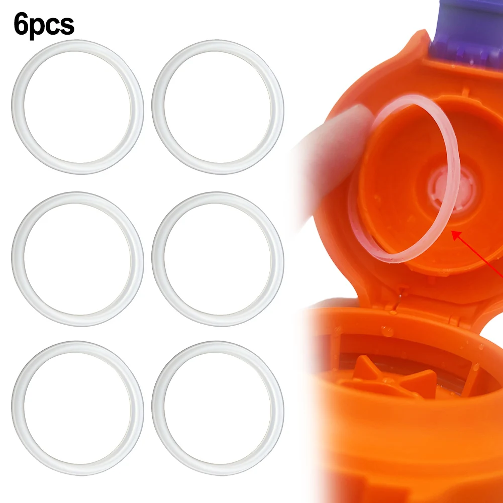 Lid Ring Sealing Ring Water Cup 6pcs BPA-free Easy To Clean For Gatorade Hydration Bottles Gaskets Kit Outodor
Lid Ring Sealing Ring Water Cup 6pcs BPA-free Easy To Clean For Gatorade Hydration Bottles Gaskets Kit Outodor
