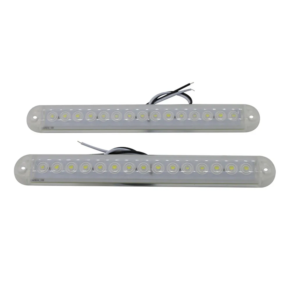 For Trailers 15LED Strip Light High Brightness Waterproof Strip Light 2835 SMD Lamp Bead 95.8lm/W DC12V Marine Strip Light
For Trailers 15LED Strip Light High Brightness Waterproof Strip Light 2835 SMD Lamp Bead 95.8lm/W DC12V Marine Strip Light