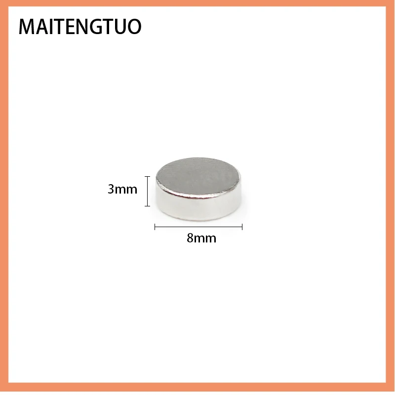 20/50/100/150/200/300PCS 8x3 Small Round Rare Earth Magnets Strong 8x3mm N35 8mm x 3mm Permanent Neodymium Disc Magnets 8*3 mm
20/50/100/150/200/300PCS 8x3 Small Round Rare Earth Magnets Strong 8x3mm N35 8mm x 3mm Permanent Neodymium Disc Magnets 8*3 mm