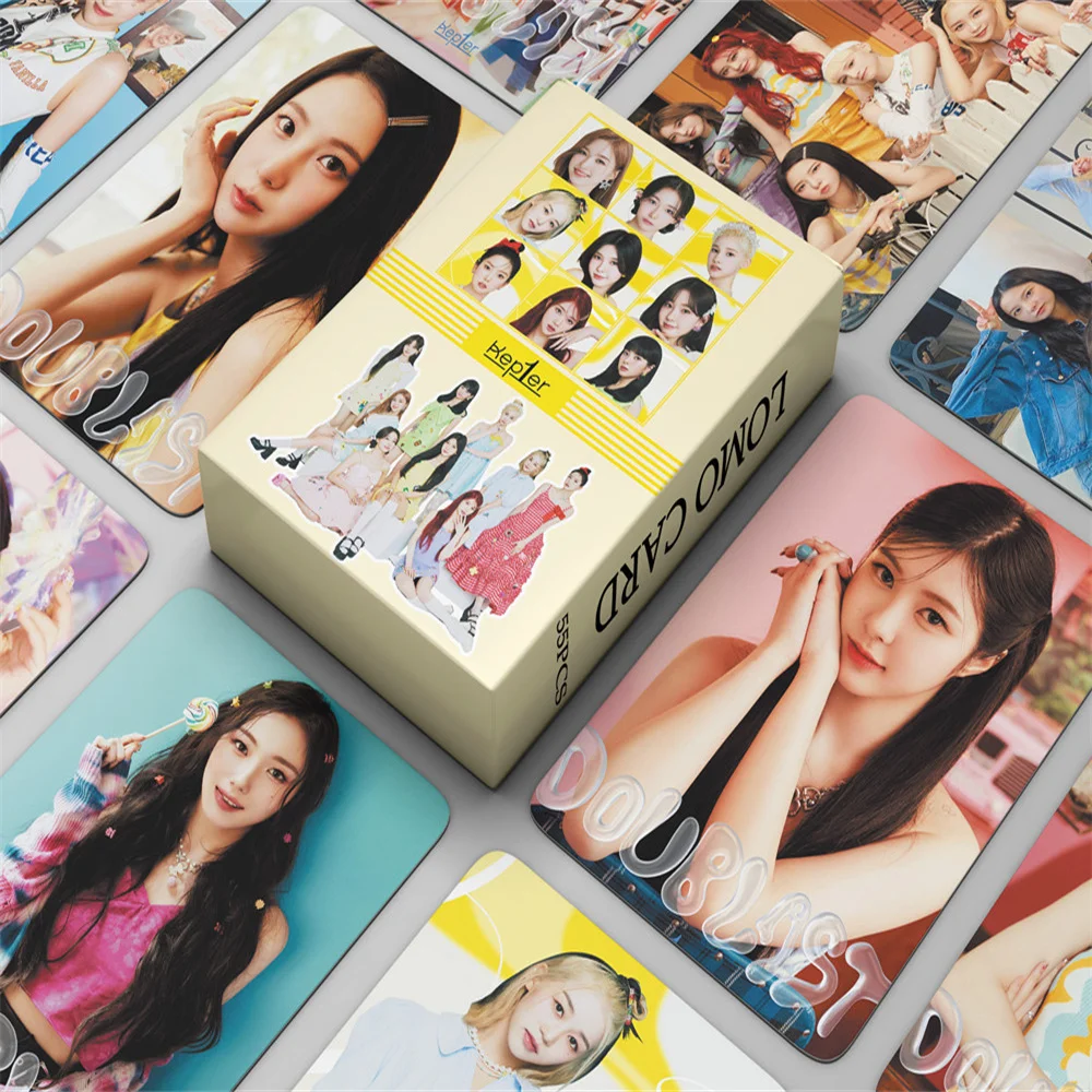 55pcs Kpop Kep1er DOUBLAST Album Photocard Lomo Card Gifts For Women Postcard Poster HD Photos Fans Collection
55pcs Kpop Kep1er DOUBLAST Album Photocard Lomo Card Gifts For Women Postcard Poster HD Photos Fans Collection