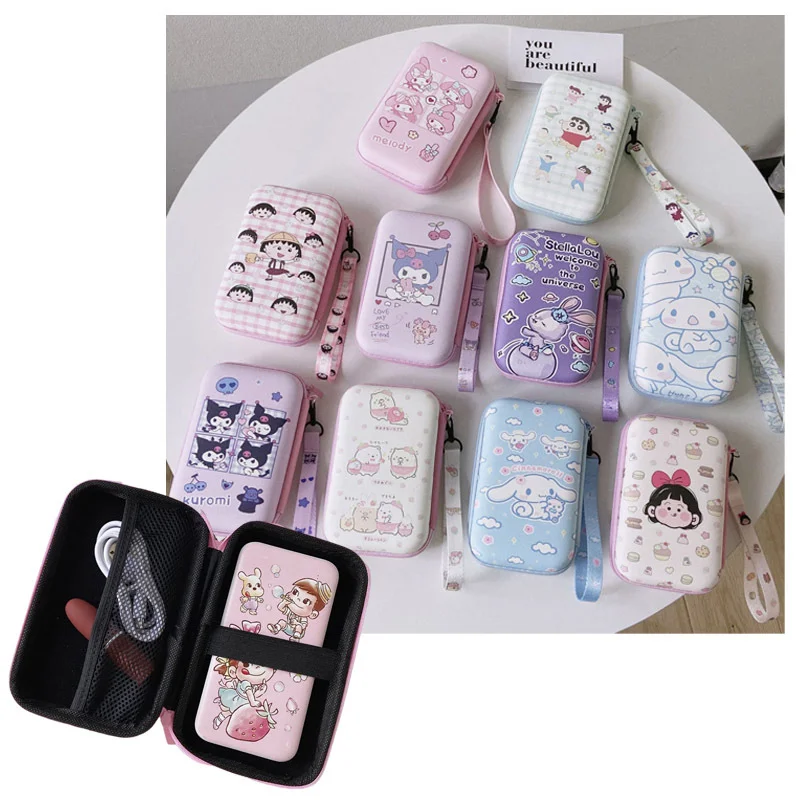 Cute Cartoon Portable Mobile Power Storage Box Anime Sanrioed My Melody Kuromi Cinnamoroll Rectangular Coin Purse Headphone Box
Cute Cartoon Portable Mobile Power Storage Box Anime Sanrioed My Melody Kuromi Cinnamoroll Rectangular Coin Purse Headphone Box