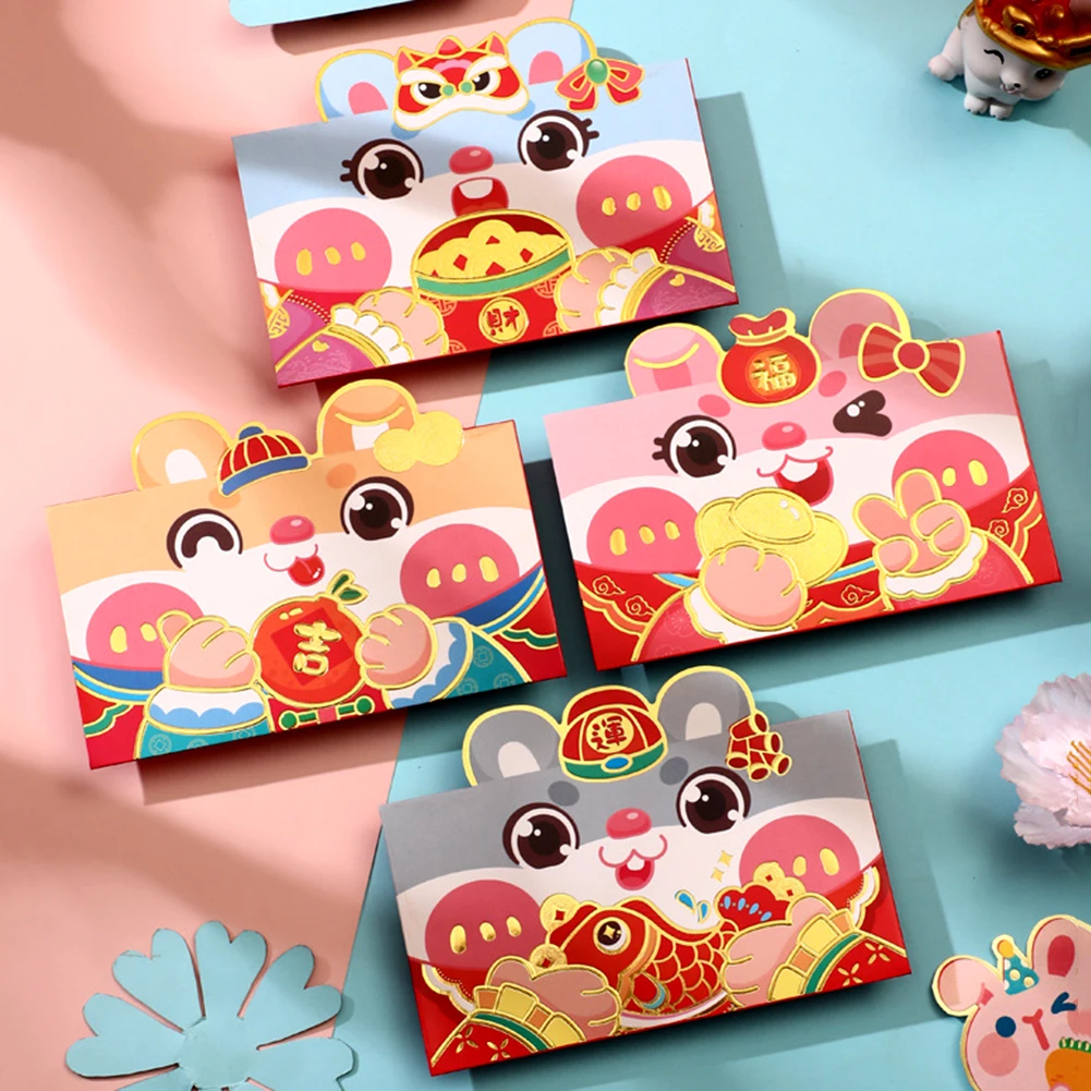 20pcs Chinese New Year Decorations 2023 Rabbit Cute Bunny Red Envelopes For Money Children Cash Package
20pcs Chinese New Year Decorations 2023 Rabbit Cute Bunny Red Envelopes For Money Children Cash Package