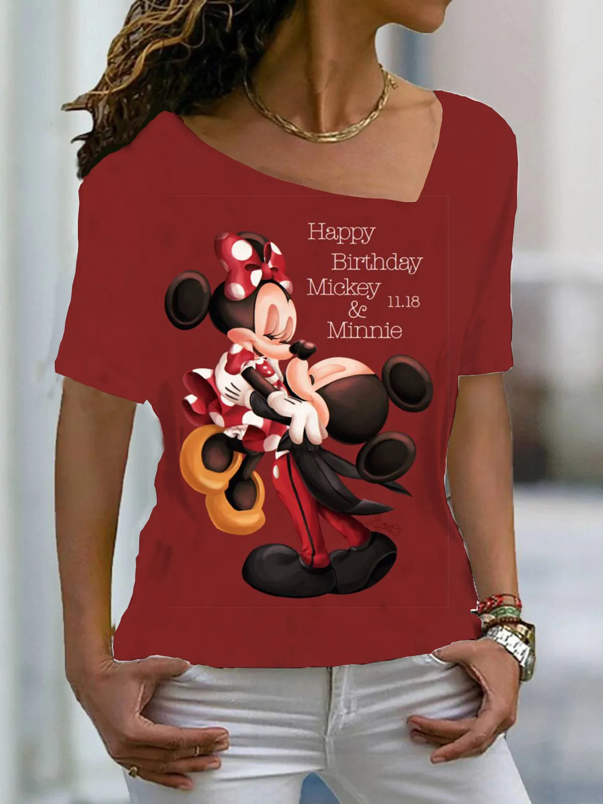 BLOUS WOMAN FASHION Disney Summer Women's Clothing Women's -shir Wih Prin T Shirts for Women Short Sleeve Kara Tee ANIME TSHIRT
BLOUS WOMAN FASHION Disney Summer Women's Clothing Women's -shir Wih Prin T Shirts for Women Short Sleeve Kara Tee ANIME TSHIRT