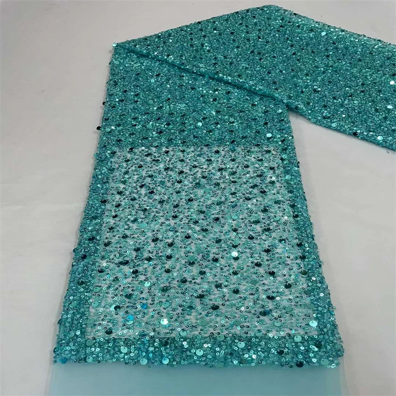 Latest 2022 Tulle Lace Fabric High Quality African Embroidery Swiss French Sequins/beads Wedding Party Dress XB19-345
Latest 2022 Tulle Lace Fabric High Quality African Embroidery Swiss French Sequins/beads Wedding Party Dress XB19-345