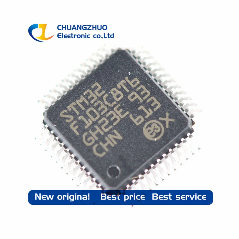 

New original STM32F103C8T6 STM32F103C8T6TR MCU 32BIT 64KB FLASH 48LQFP