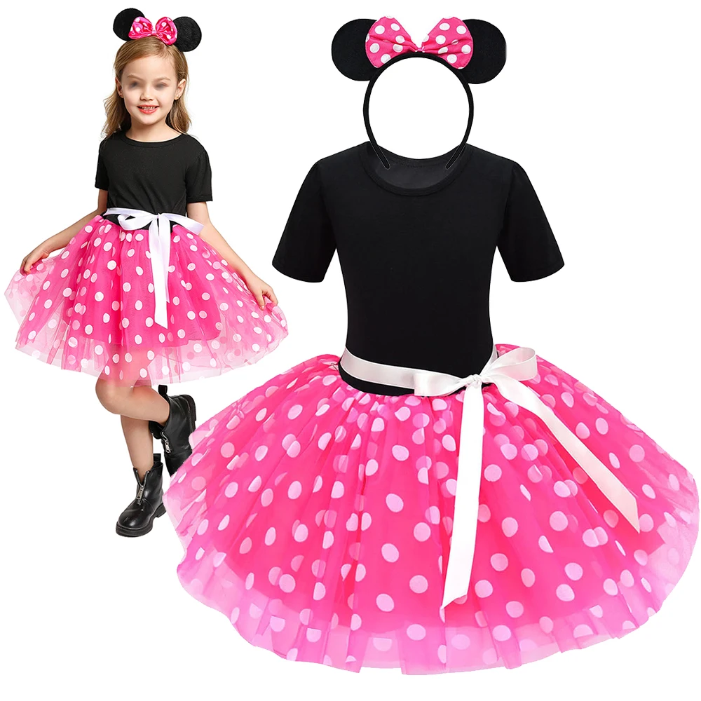 Baby Girls Cartoon Mickey Minnie Dress Kids Christmas Clothes Headband Children Birthday Party Costume Accessories
Baby Girls Cartoon Mickey Minnie Dress Kids Christmas Clothes Headband Children Birthday Party Costume Accessories