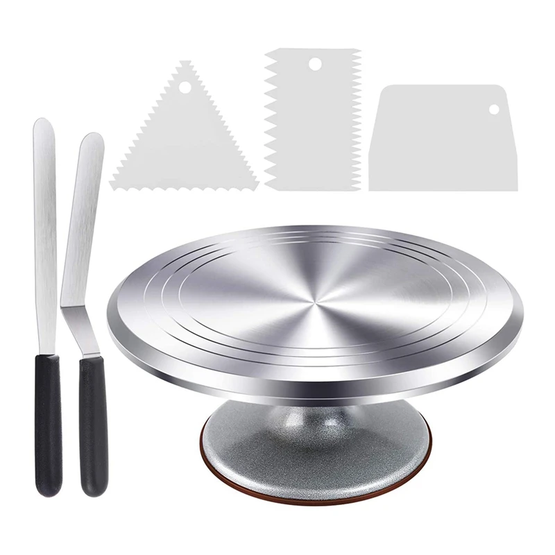 6Pcs-Cake Decorating Supplies Cake Turntable Rotating Cake Stand DIY Set Baking Tools Spatula Scraper
6Pcs-Cake Decorating Supplies Cake Turntable Rotating Cake Stand DIY Set Baking Tools Spatula Scraper
