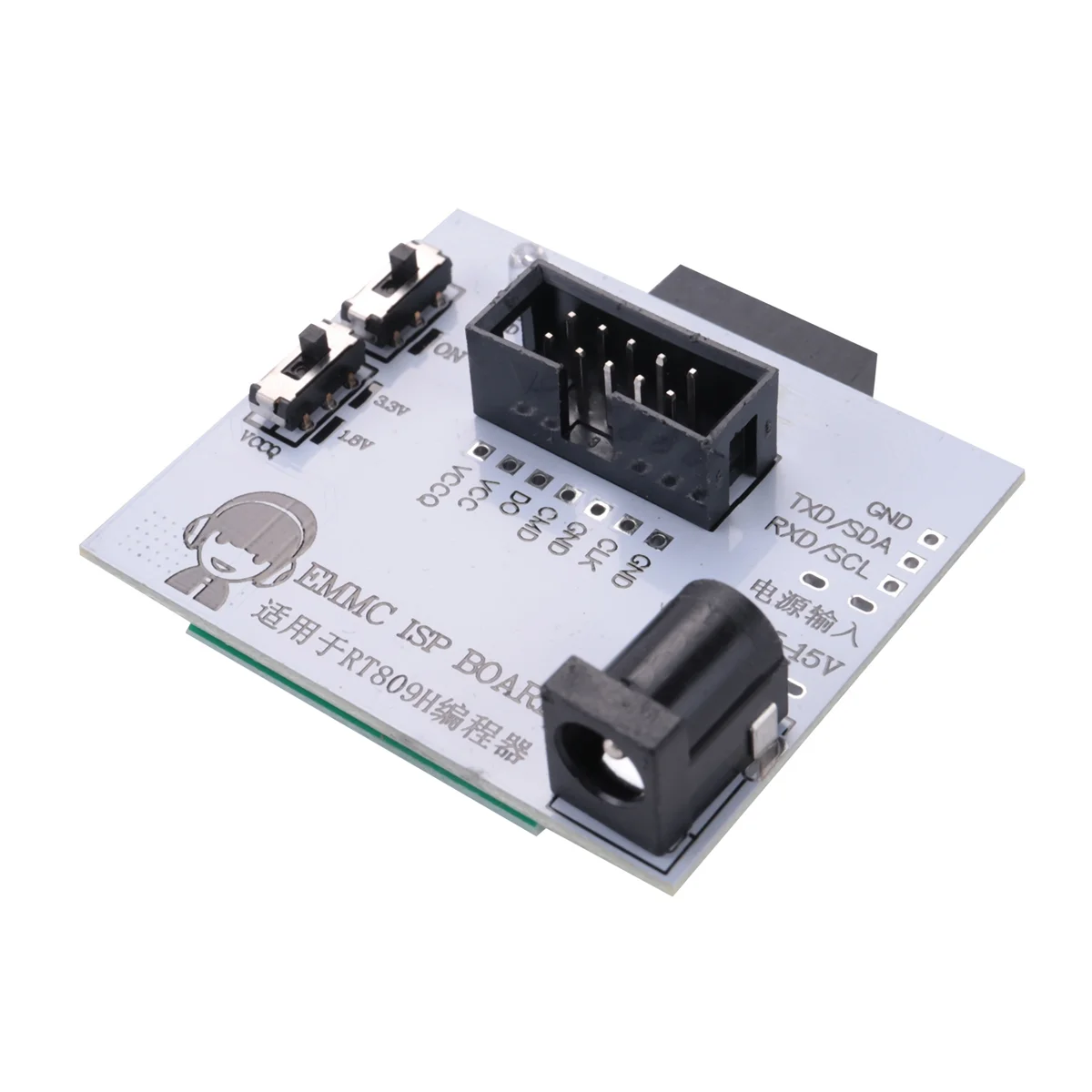 EMMC ISP плата EMMC для RT809H программатора EMMC адаптер тестовый зажим быстрое письмо скорость считывания чипы калькулятора
EMMC ISP плата EMMC для RT809H программатора EMMC адаптер тестовый зажим быстрое письмо скорость считывания чипы калькулятора