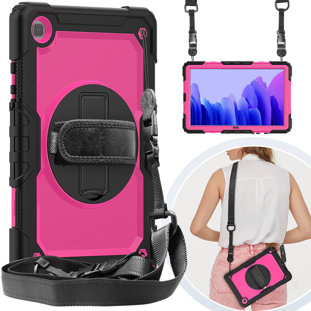 Tablet Strap Stand Case For Samsung Galaxy Tab A7 10.4 Inch 2020 SM-T500 T500 T505 T507 Case Funda 360 Rotate Wrist&Neck Cover
Tablet Strap Stand Case For Samsung Galaxy Tab A7 10.4 Inch 2020 SM-T500 T500 T505 T507 Case Funda 360 Rotate Wrist&Neck Cover