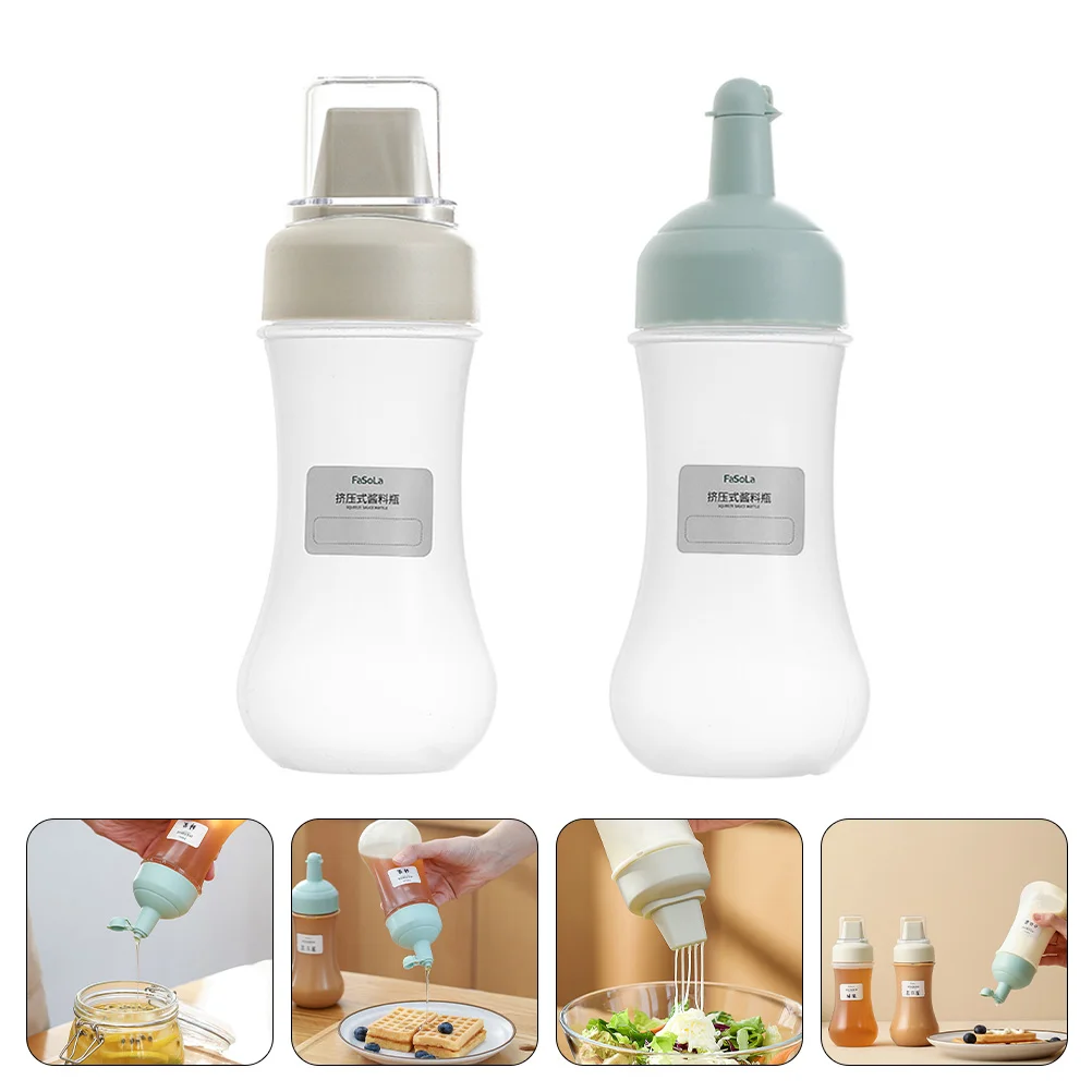 2Pcs Clear Sauce Dispensing Jar Western Food Sauce Bottles Dressing Squeeze Container
2Pcs Clear Sauce Dispensing Jar Western Food Sauce Bottles Dressing Squeeze Container
