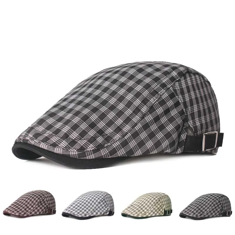 2022 New Men's Casual Newsboy Hat Spring and Autumn Outdoor Retro Painter Beret Hat Lattice Cotton Hats Women Duckbill Cap
2022 New Men's Casual Newsboy Hat Spring and Autumn Outdoor Retro Painter Beret Hat Lattice Cotton Hats Women Duckbill Cap