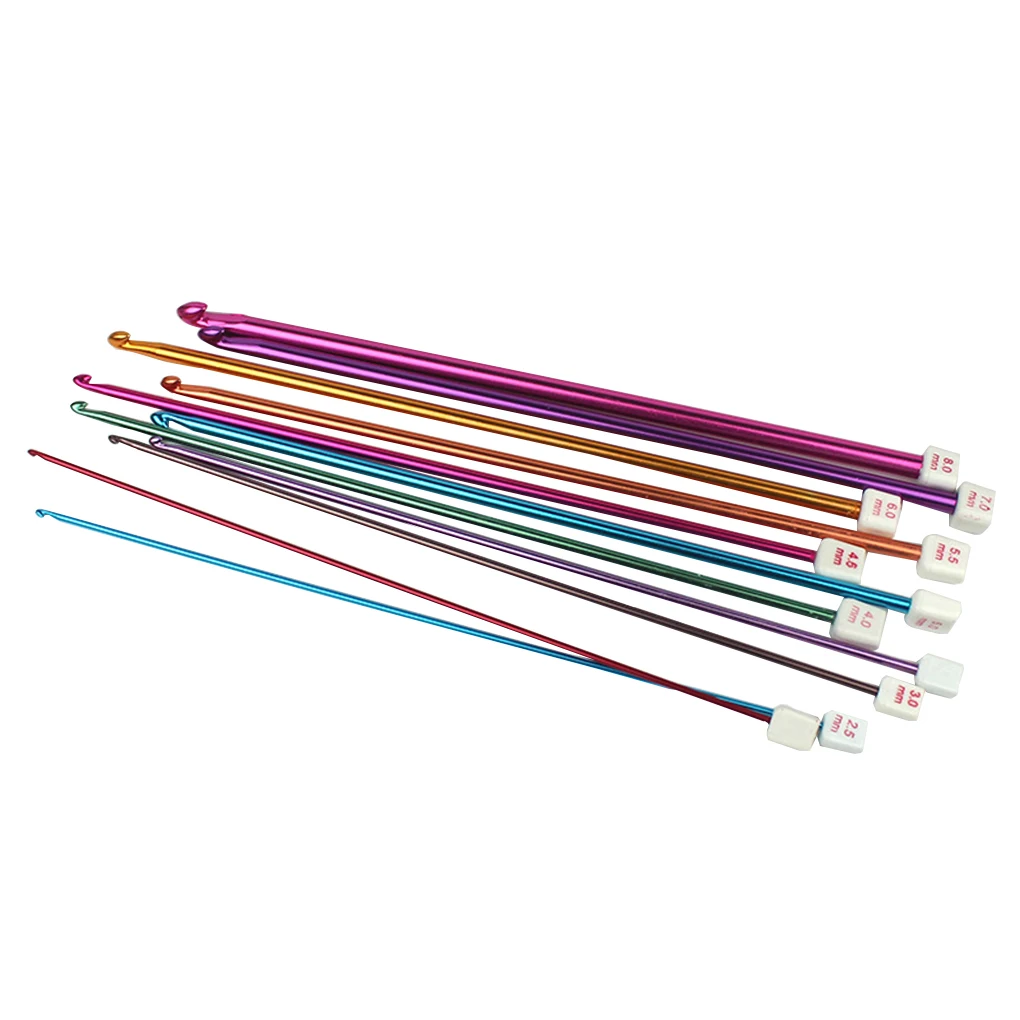 11pcs/set Crochet Hook Sewing Needles Set Multicolor Tunisian Afghan Aluminum Knitting Needles Tools Kit Accessory
11pcs/set Crochet Hook Sewing Needles Set Multicolor Tunisian Afghan Aluminum Knitting Needles Tools Kit Accessory