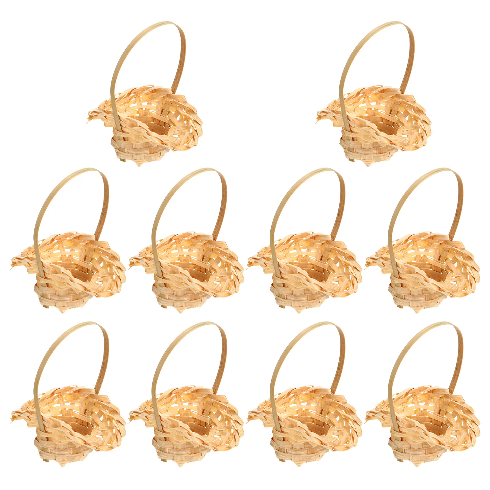 10pcs Woven Flower Baskets Multi-purpose Storage Baskets Hand-held Flower Baskets
10pcs Woven Flower Baskets Multi-purpose Storage Baskets Hand-held Flower Baskets