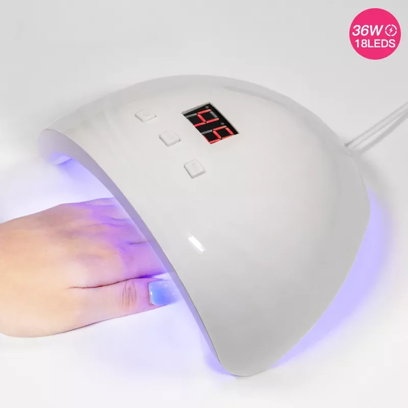 2023NEW 18LEDS 36W UV LED Lamp Manicure Nail Gel Polish Nail Dryer Curing Tool White Lamp Drying Nail For Gel Varnishes
2023NEW 18LEDS 36W UV LED Lamp Manicure Nail Gel Polish Nail Dryer Curing Tool White Lamp Drying Nail For Gel Varnishes