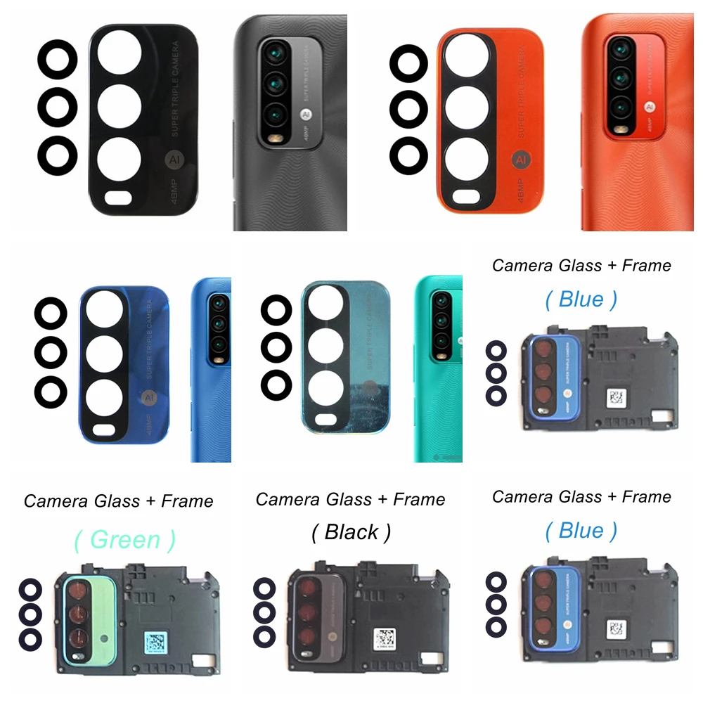 Original Rear Back Camera Glass For Xiaomi Redmi 9T Camera Lens Glass Cover+Frame Holder Replacement For Redmi 9 Power Note 9 4G
Original Rear Back Camera Glass For Xiaomi Redmi 9T Camera Lens Glass Cover+Frame Holder Replacement For Redmi 9 Power Note 9 4G