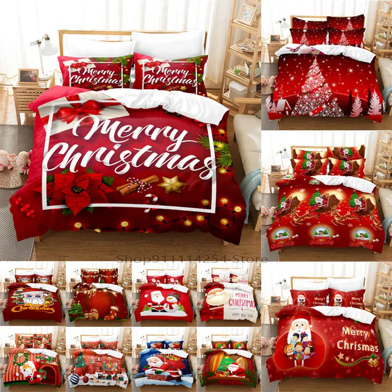 Christmas Bedding Set Sheet Duvet Cover Quilt Cover Quilt Pillowcase 3D Red Double Full King Double Bed Single 3PCS Bedroom
Christmas Bedding Set Sheet Duvet Cover Quilt Cover Quilt Pillowcase 3D Red Double Full King Double Bed Single 3PCS Bedroom