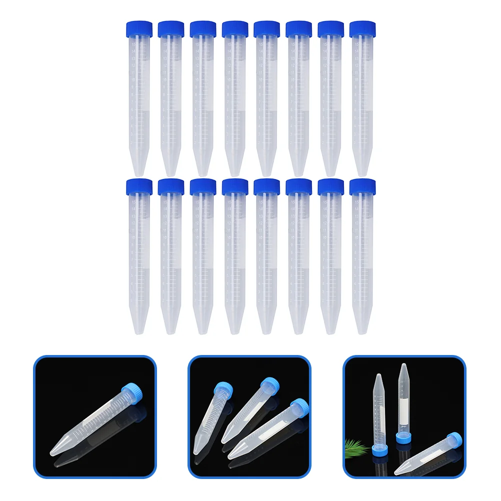 30pcs Plastic Vials Conical Tube 15ml Experiment Graduated Test Container
30pcs Plastic Vials Conical Tube 15ml Experiment Graduated Test Container