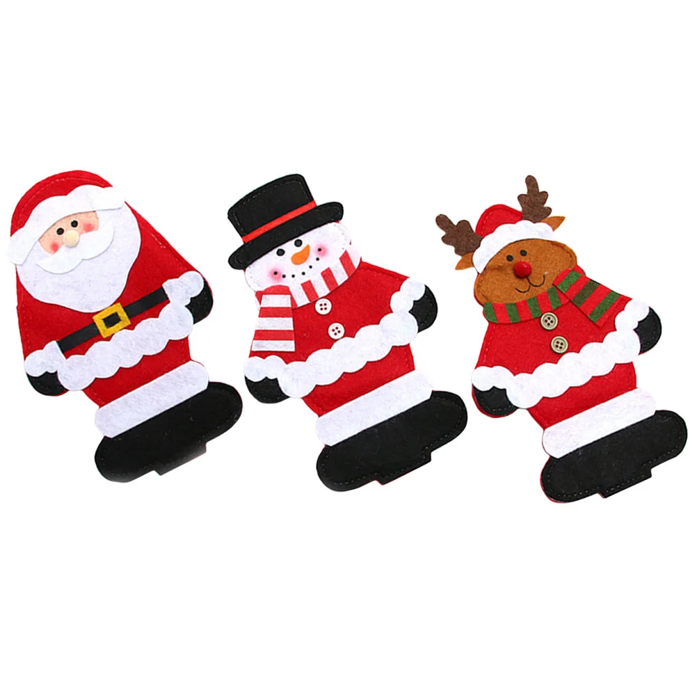 Christmas Cutlery Holder Tablewaresilverwarecoverfork Flatware Holders Holidaypocket Snowman Santa Decor Pockets Dinnerpouch 
Christmas Cutlery Holder Tablewaresilverwarecoverfork Flatware Holders Holidaypocket Snowman Santa Decor Pockets Dinnerpouch