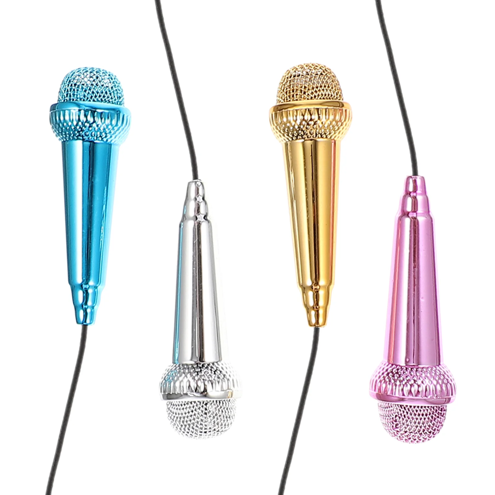 4 Pcs Mini Microphone Wifi Supplies Singing Tool Household Metal Small Travel Voice Recording
4 Pcs Mini Microphone Wifi Supplies Singing Tool Household Metal Small Travel Voice Recording