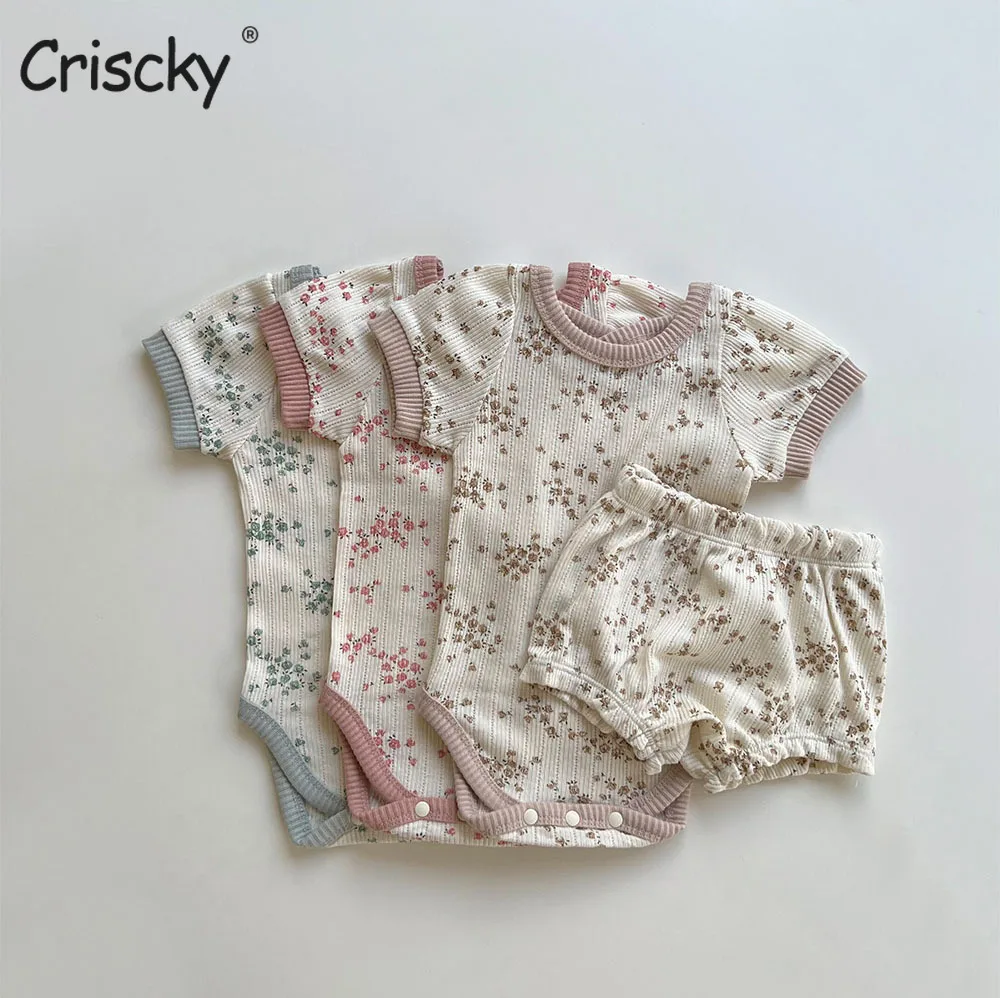 Criscky Baby Girl Clothing Sets Floral Princess Newborn Girl Clothes Bodysuit+Shorts Kids Clothes Baby Outfit Infant Clothing
Criscky Baby Girl Clothing Sets Floral Princess Newborn Girl Clothes Bodysuit+Shorts Kids Clothes Baby Outfit Infant Clothing