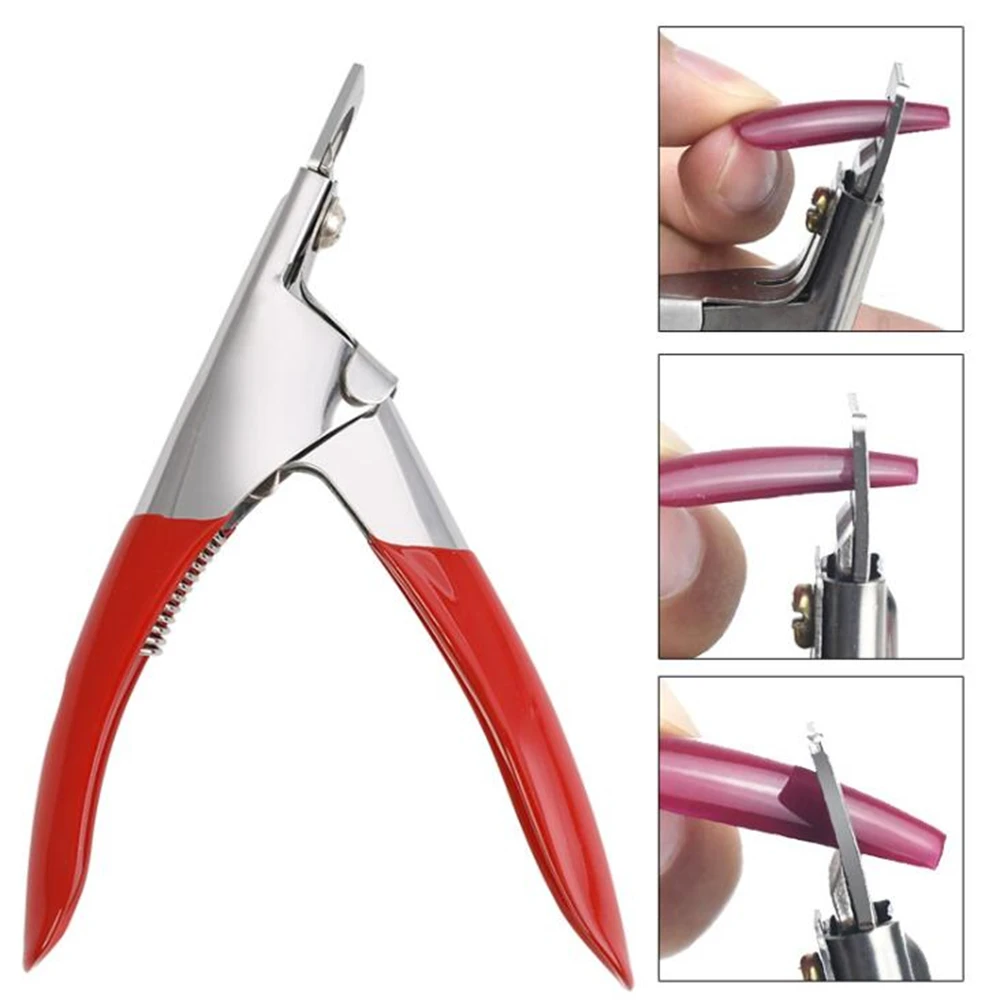 Nail Art Clipper False Nail Tips Edge Cutter Professional Stainless Steel Head Manicure Tool for Fake Nails U-shaped Trimmer
Nail Art Clipper False Nail Tips Edge Cutter Professional Stainless Steel Head Manicure Tool for Fake Nails U-shaped Trimmer