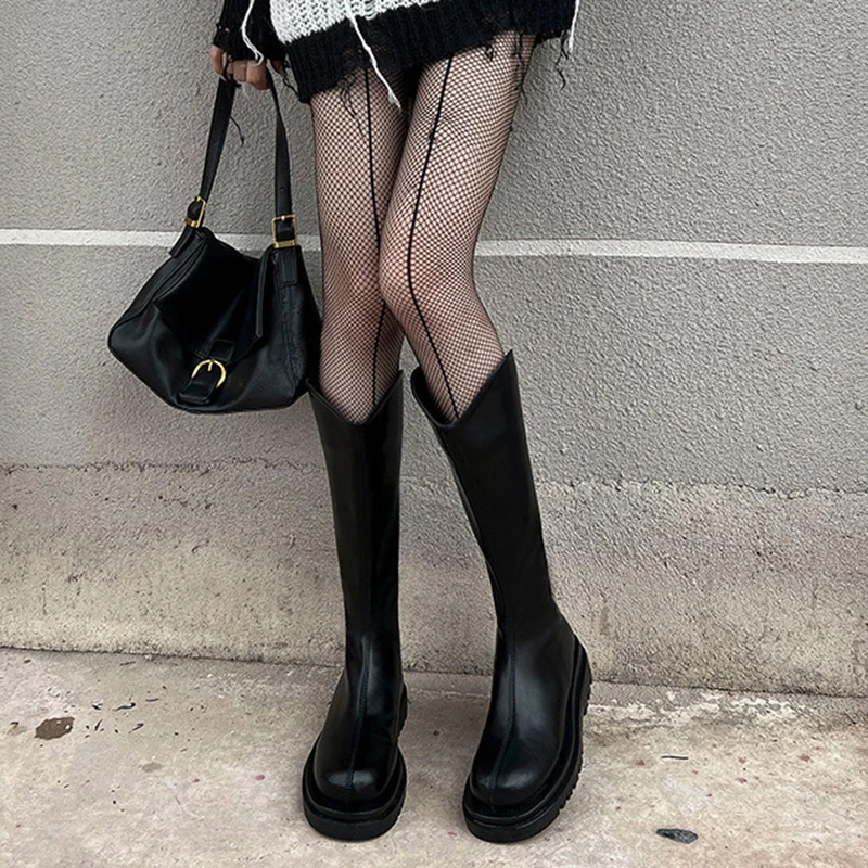 Женские высокие ботинки из искусственной кожи, черные ботинки средней длины на платформе и толстом каблуке, на молнии сзади, В рыцарском сти...
Женские высокие ботинки из искусственной кожи, черные ботинки средней длины на платформе и толстом каблуке, на молнии сзади, В рыцарском сти...