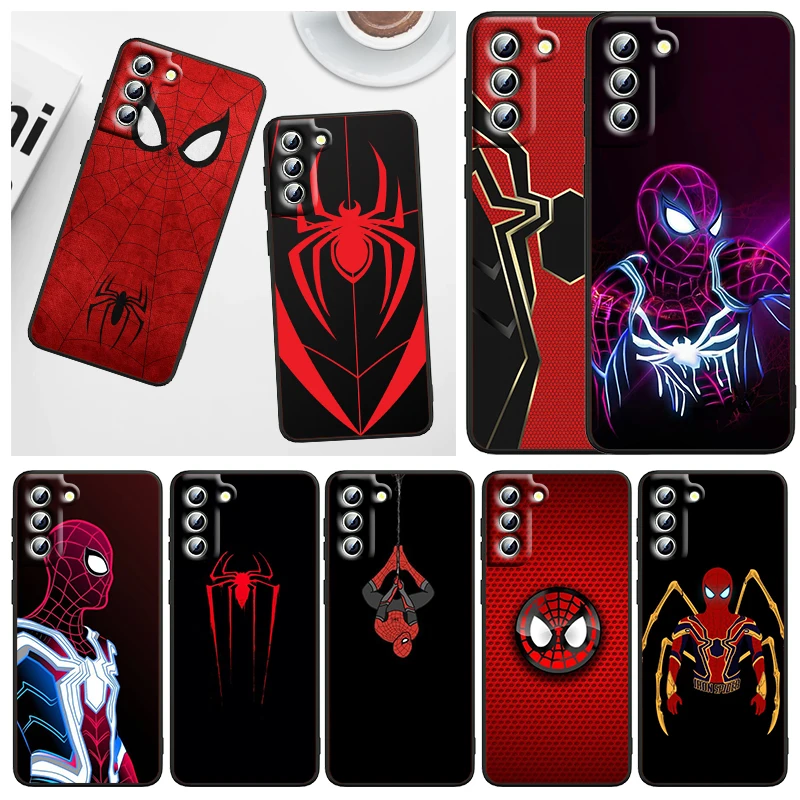 Marvel Spiderman logo For Samsung Galaxy S22 S21 S20 FE Ultra Pro Lite S10 5G S10E S9 Edge Plus Black Soft Phone Case Funda Capa
Marvel Spiderman logo For Samsung Galaxy S22 S21 S20 FE Ultra Pro Lite S10 5G S10E S9 Edge Plus Black Soft Phone Case Funda Capa
