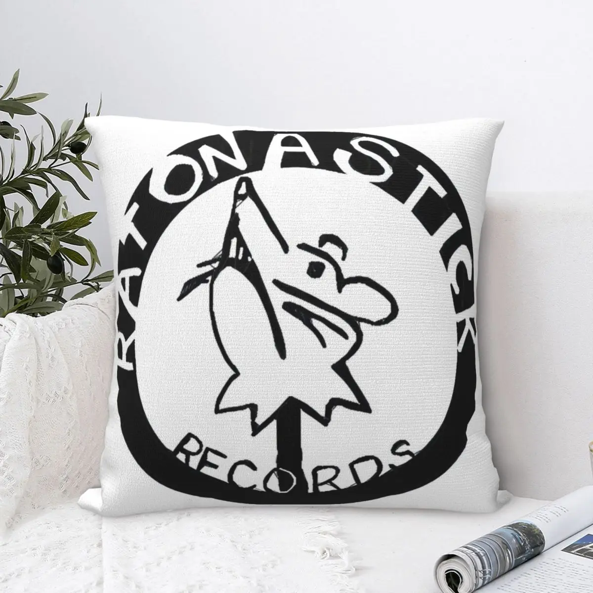 RAT ON A STICK LOGO Pillowcase Pillow Case Cushion Cover Home Sofa Car Decorative Throw Pillow Decor Style Waist 45*45cm
RAT ON A STICK LOGO Pillowcase Pillow Case Cushion Cover Home Sofa Car Decorative Throw Pillow Decor Style Waist 45*45cm