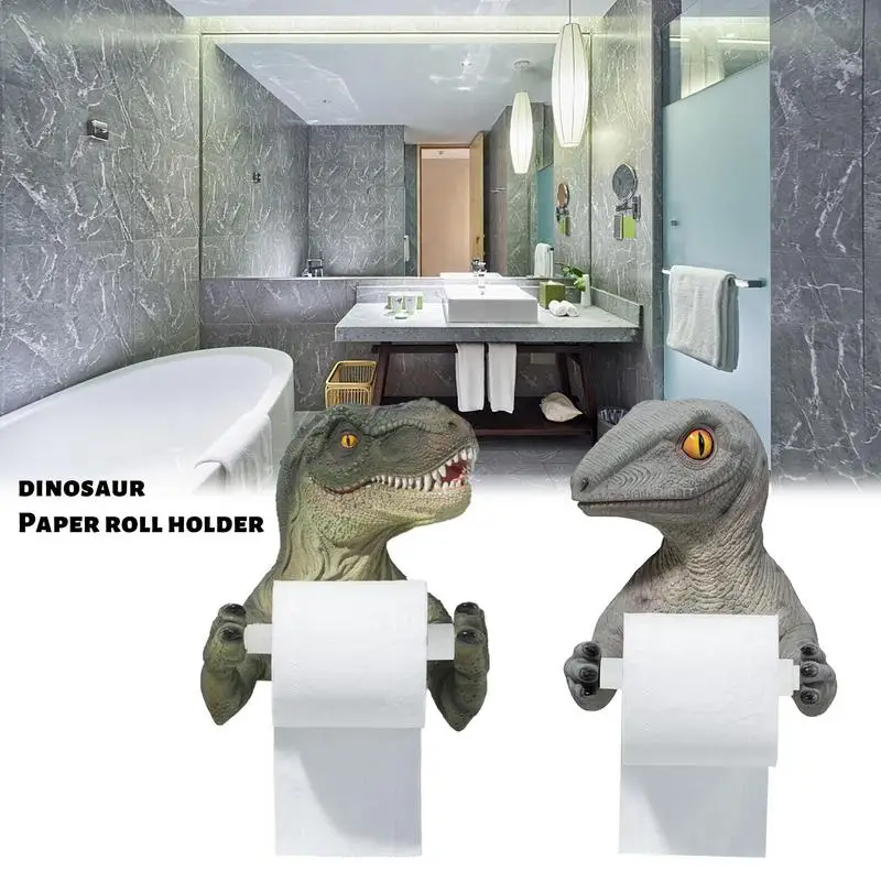Dinosaur Roll Paper Holder Creative Dinosaur Toilet Paper Rack Punch Free Shelf Bathroom Wall Mounted Tissue Roll Paper Hanger
Dinosaur Roll Paper Holder Creative Dinosaur Toilet Paper Rack Punch Free Shelf Bathroom Wall Mounted Tissue Roll Paper Hanger