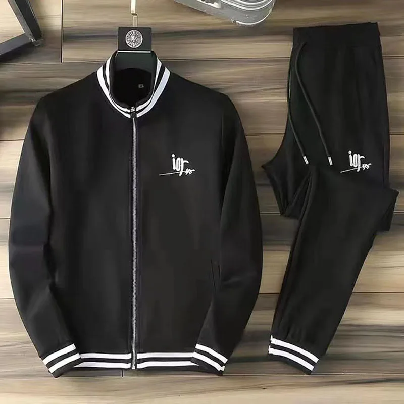 European Roman Cotton Casual Sportswear Suit Men 2022 New High Quality Autumn Fashion Two Piece Set
European Roman Cotton Casual Sportswear Suit Men 2022 New High Quality Autumn Fashion Two Piece Set