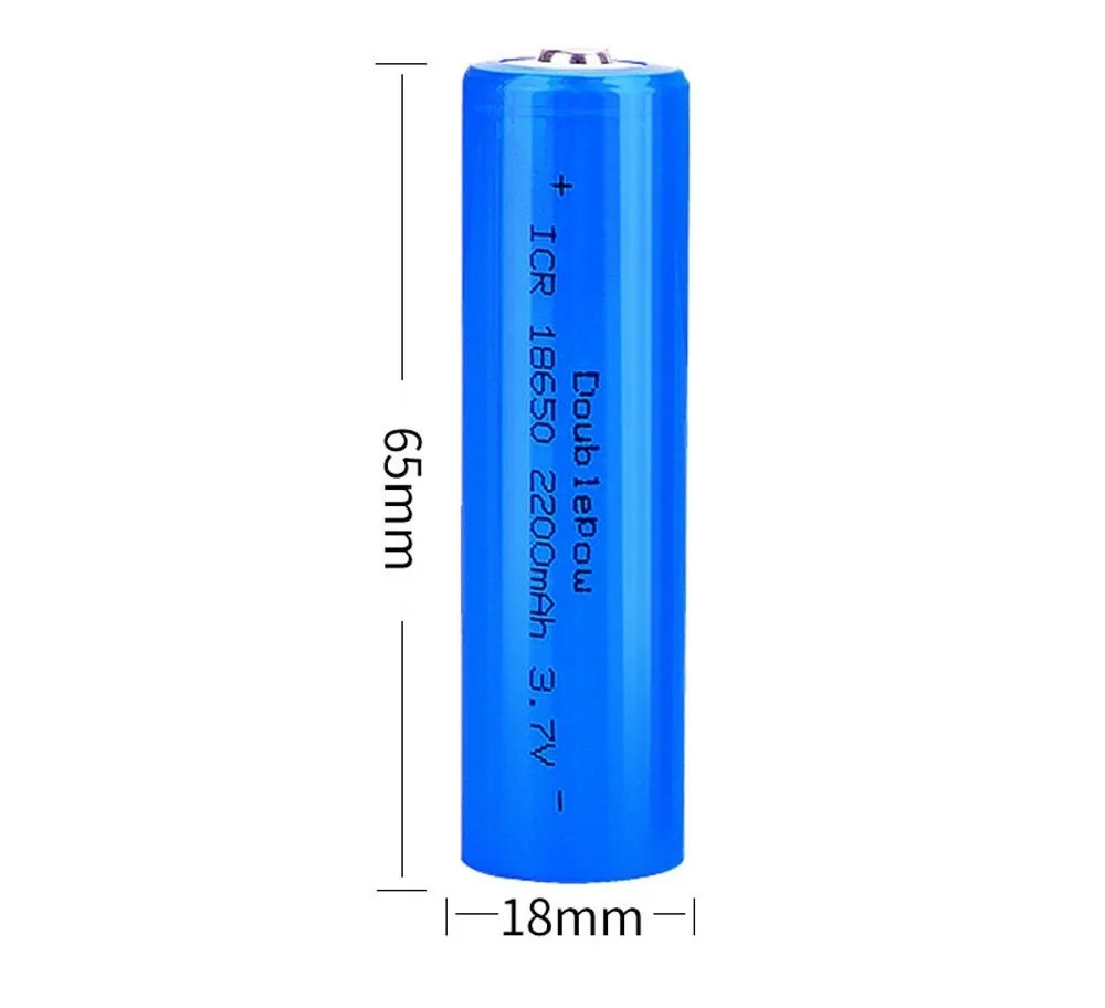 Capacity 100% new original Doublepow 18650 battery 3.7v 2200mah 18650 rechargeable lithium battery for flashlight batteries
Capacity 100% new original Doublepow 18650 battery 3.7v 2200mah 18650 rechargeable lithium battery for flashlight batteries