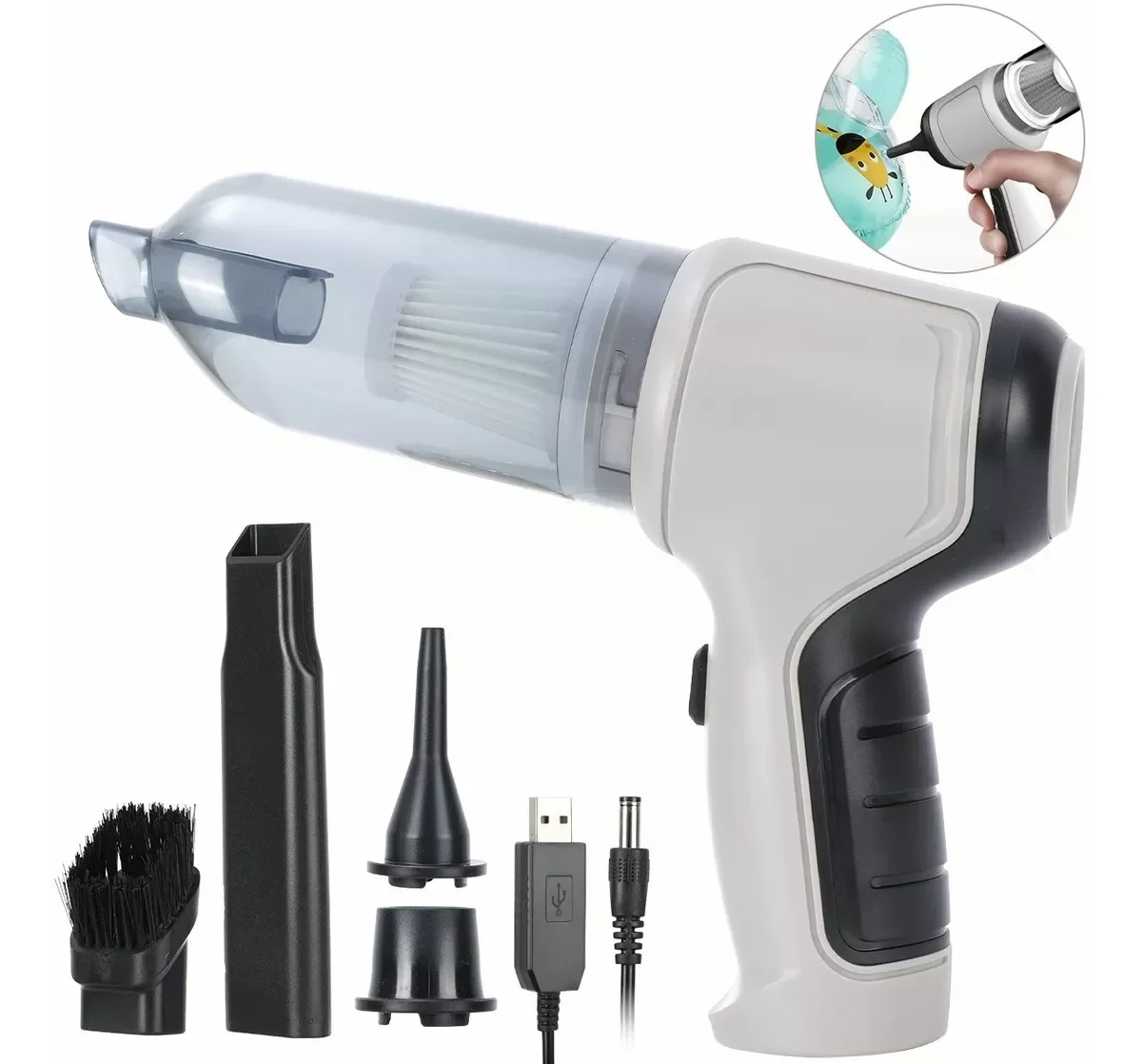 Wireless Vacuum Cleaner Portable Cleaning Brush Set for Car Home 9000pa Vacuum Appliances Waterproof Handheld Dust Collector
Wireless Vacuum Cleaner Portable Cleaning Brush Set for Car Home 9000pa Vacuum Appliances Waterproof Handheld Dust Collector