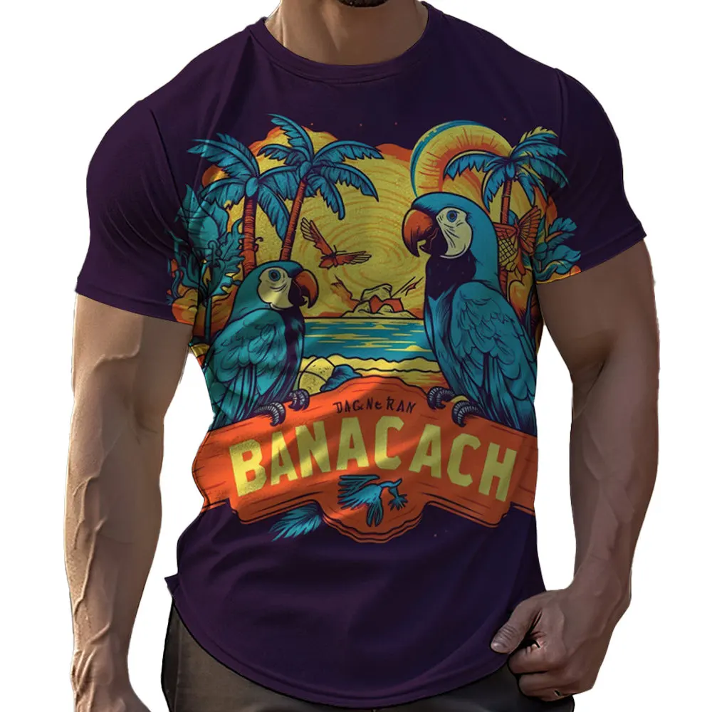 Parrot T-Shirt Men'S Short Sleeve T-Shirt 3d Printed Animal Pattern T-Shirt Tops Casual Clothing Street Oversized Pullover
Parrot T-Shirt Men'S Short Sleeve T-Shirt 3d Printed Animal Pattern T-Shirt Tops Casual Clothing Street Oversized Pullover