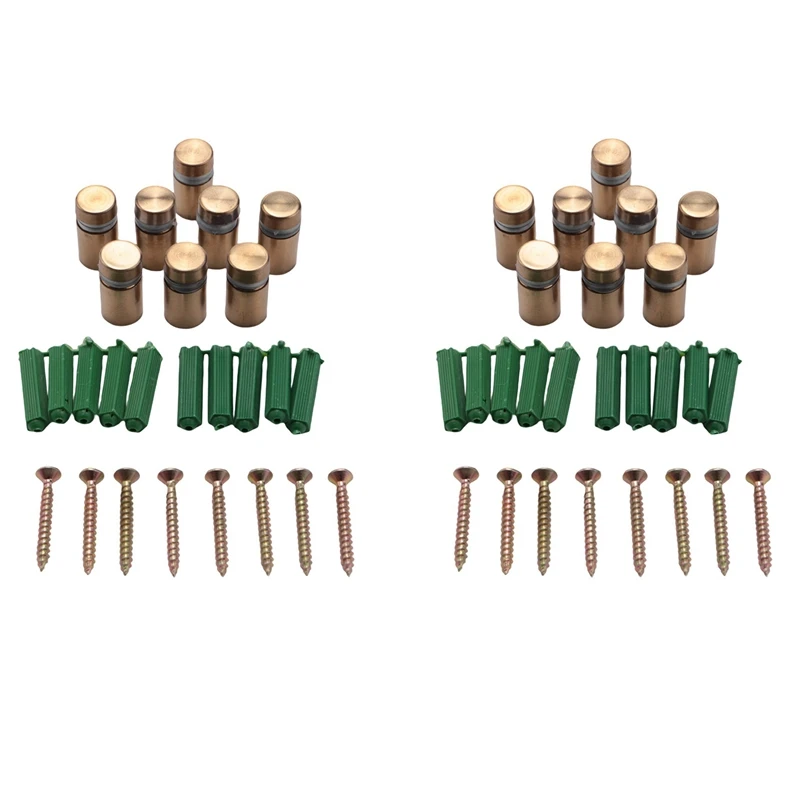 16 Sets Standoff Screws Advertising Nail Standoff Wall Mounting Hardware For Hanging Acrylic Picture Frame (12 X 20Mm)
16 Sets Standoff Screws Advertising Nail Standoff Wall Mounting Hardware For Hanging Acrylic Picture Frame (12 X 20Mm)