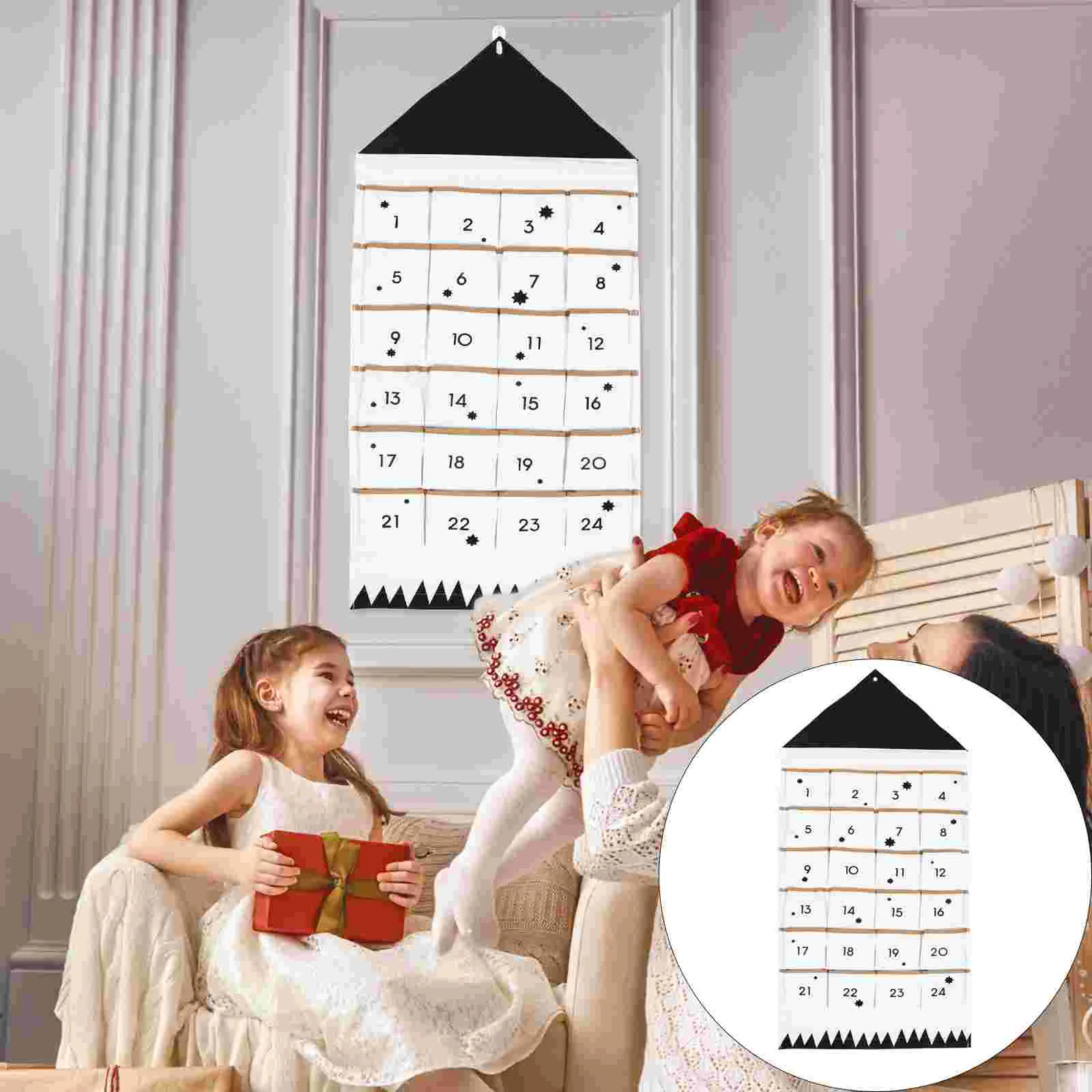 Christmas Countdown Gift Bag Storage Hanging Pockets Organizer Wall-Mounted Pouch
Christmas Countdown Gift Bag Storage Hanging Pockets Organizer Wall-Mounted Pouch